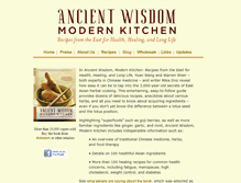 Tablet Screenshot of ancientwisdommodernkitchen.com